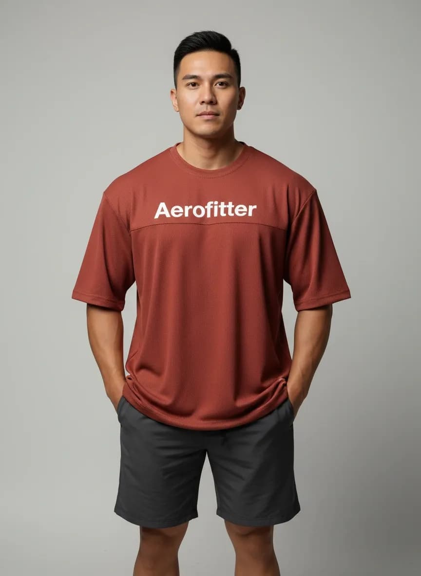 Aerofitter Drop T Shirt brown
