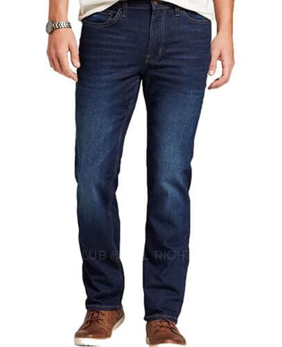 EXPORT QUALITY BRANDED SLIM FIT DENIM JEANS : DARK BLUE