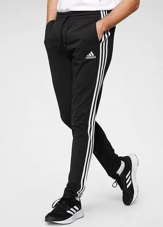 ADIDAS Men's Trouser | 100% Original | Made in Thailand | Skinny Slim Fit | Premium Quality Dry Fit | Black